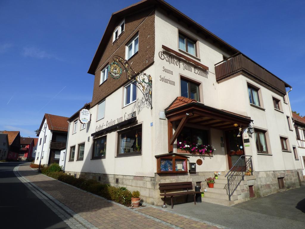 Pension Gasthof Zum Lamm Бишофсхайм-ан-дер-Рён Экстерьер фото